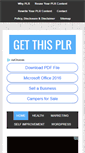 Mobile Screenshot of getthisplr.com